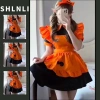 Halloween Bí Ngô Người Giúp Việc Mặc Như Phù Thủy Ma Thuật Lolit Đầm Nữ Cosplay Bát Ma Cà Rồng Dễ Thương Người Giúp Việc Trang Phục 2
