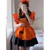 Halloween Bí Ngô Người Giúp Việc Mặc Như Phù Thủy Ma Thuật Lolit Đầm Nữ Cosplay Bát Ma Cà Rồng Dễ Thương Người Giúp Việc Trang Phục 6