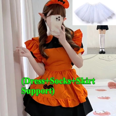 Halloween Bí Ngô Người Giúp Việc Mặc Như Phù Thủy Ma Thuật Lolit Đầm Nữ Cosplay Bát Ma Cà Rồng Dễ Thương Người Giúp Việc Trang Phục 8 Halloween Bí Ngô Người Giúp Việc Mặc Như Phù Thủy Ma Thuật Lolit Đầm Nữ Cosplay Bát Ma Cà Rồng Dễ Thương Người Giúp Việc Trang Phục 8
