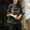 Hanfu nam sườn xám CNY - Áo sơ mi mùa hè 3/4 tay, thoáng mát, giá ưu đãi 405.835₫ 2