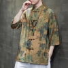 Hanfu nam sườn xám CNY - Áo sơ mi mùa hè 3/4 tay, thoáng mát, giá ưu đãi 405.835₫ 9