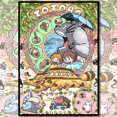 Hàng Xóm Của Tôi Totoro Cross Stitch Sợi Chất Liệu Thêu Trọn Gói Phong Mới DIY