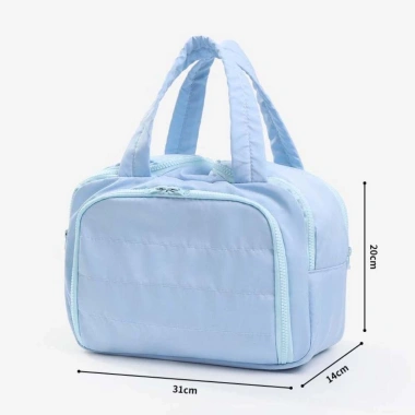 HAPPYLEAF66 Túi lưu trữ lông tơ nhẹ, dung tích lớn, phân vùng cầm tay ngoài trời 2