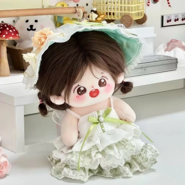 Haruno Manshi Bộ quần áo trẻ em 20cm Cotton Lolita 3 món - Váy búp bê siêu dễ thương, giá ưu đãi 198.501 VND 5 Haruno Manshi Bộ quần áo trẻ em 20cm Cotton Lolita 3 món - Váy búp bê siêu dễ thương, giá ưu đãi 198.501 VND 5