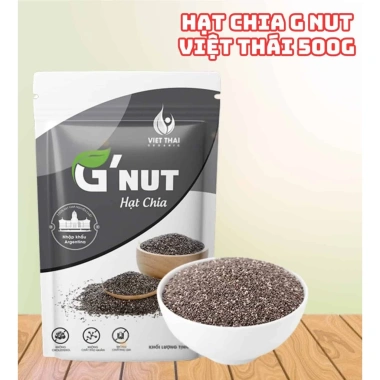 Hạt Chia GNUT 500g nhập khẩu - Giàu chất xơ, hỗ trợ tiêu hoá - Giá ưu đãi 108.500₫ 4