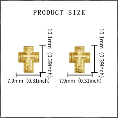 Hạt Chữ Thập Hợp Kim - Đồ Dùng Thủ Công Cơ Đốc Giá 86.900 VND, Dây Chuyền Kinh Mân Côi DIY, Quà Tặng Rửa Tội & Trang Sức Tâm Linh 4
