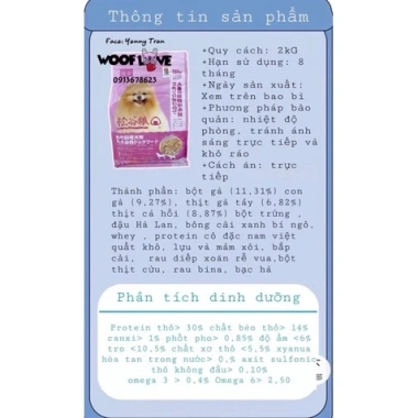 Hạt Nhật Mix Thịt Gà Vịt Sấy - Thức Ăn Bổ Dinh Dưỡng cho Cún Cưng 220.000 VND 3