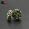 Hạt Phật Nepal Handmade – Đệm đồng, hạt Trung Quốc, thắt lưng mây, kẻ sọc dân tộc 3