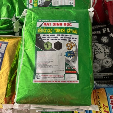 Hạt Sinh Học Gây Màu Nước Siêu Ốc Gạo Trùn 10kg Chỉ 220.000đ, nuôi tôm cua nhanh 3