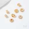 Hạt Spacer 14K dát bông tuyết Zircon thập tự làm - Giá ưu đãi 28.425 VND 2