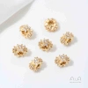 Hạt Spacer 14K dát bông tuyết Zircon thập tự làm - Giá ưu đãi 28.425 VND 9