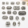 Hạt Spacer Bạc Tây Tạng Six-Character Mantra DIY Phụ Kiện phong thủy - Giá chỉ 22 581 VND