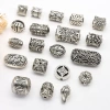 Hạt Spacer Bạc Tây Tạng Six-Character Mantra DIY Phụ Kiện phong thủy - Giá chỉ 22 581 VND 4