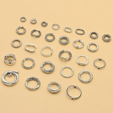 Hạt Spacer Cổ Bạc Chạy Vòng Chặt Vòng DIY - Giá 58.223đ, Độ bền cao, Lắp ráp nhanh 3