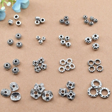 Hạt Spacer Cổ Bạc – Phụ Kiện Tự Làm Vòng Tay Dây Bện Giá Ưu Đãi 51.838 Hạt Spacer Cổ Bạc – Phụ Kiện Tự Làm Vòng Tay Dây Bện Giá Ưu Đãi 51.838