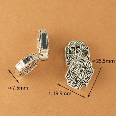 Hạt Spacer Hoa Tre Hai Mặt - Trang Sức Tự Làm Độc Đáo, Giá Ưu Đãi 41,072đ 4