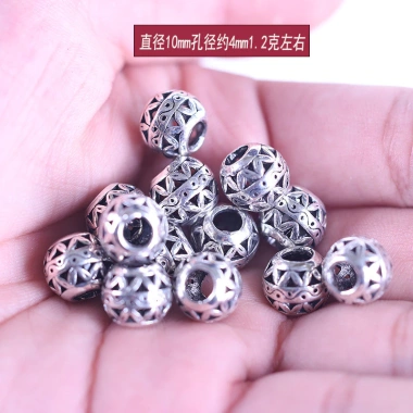 Hạt Spacer Lỗ lớn - Vòng tay tự làm bạc Tây Tạng, giảm giá 20% chỉ 64,459₫