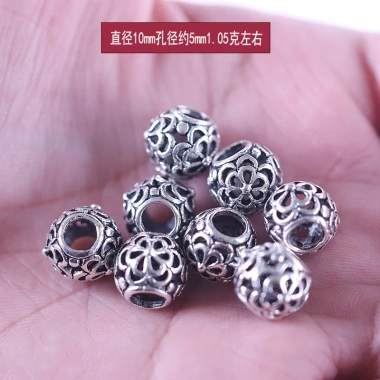 Hạt Spacer Lỗ lớn - Vòng tay tự làm bạc Tây Tạng, giảm giá 20% chỉ 64,459₫