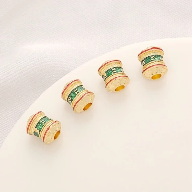 Hạt Spacer Phương Pháp Cổ Xưa - Hạt Vuông Vàng Cát Tự Làm Giá 11.265 VND 2