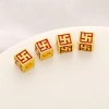 Hạt Spacer Phương Pháp Cổ Xưa - Hạt Vuông Vàng Cát Tự Làm Giá 11.265 VND 5