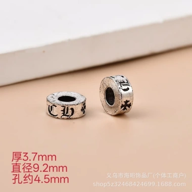 Hạt Spacer Tây Tạng Bạc Vuông Ruyi – Hình Bát Giác & Trụ, Giá chỉ 23.555₫