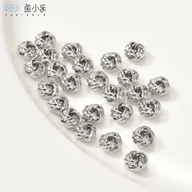 Hạt Xâu Chuỗi Thắt Nút Mạ Vàng 14k Nhiều Màu - Trang Sức DIY Giá 13.630 VND