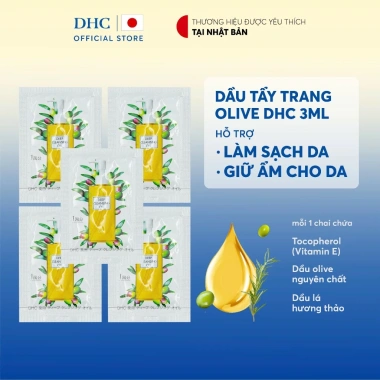 [HB Gift] Dầu tẩy trang Olive DHC Deep Cleansing Oil 3ml mẫu không bán - 75.000₫