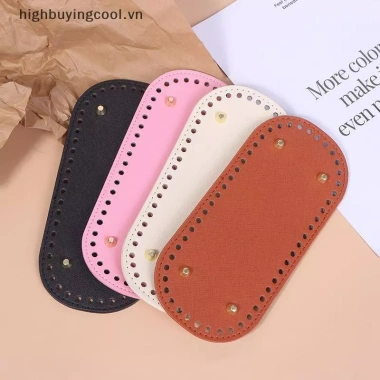 HCVN 1 Đáy Dài Túi Dệt Kim Da PU Handmade - Đế Đáy Có Lỗ Tự Làm Móc, HOT 33.100₫