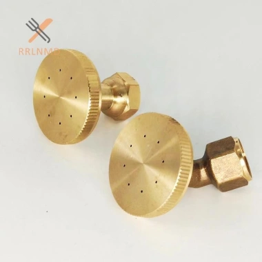 Hệ Thống Tưới 8 Lỗ Đồng Vàng Áp Lực Cao Chống Gió Thẳng Cong Vòi Phun Atomizing 2