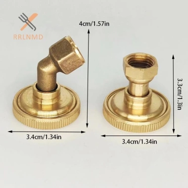 Hệ Thống Tưới 8 Lỗ Đồng Vàng Áp Lực Cao Chống Gió Thẳng Cong Vòi Phun Atomizing 5