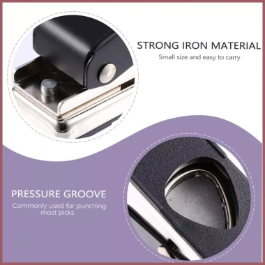 Heavy Duty Guitar Pick Maker & Hole Punch – Đồ dùng thủ công nghệ thuật đa chức năng, chuyên nghiệp, giảm giá 444.400₫
