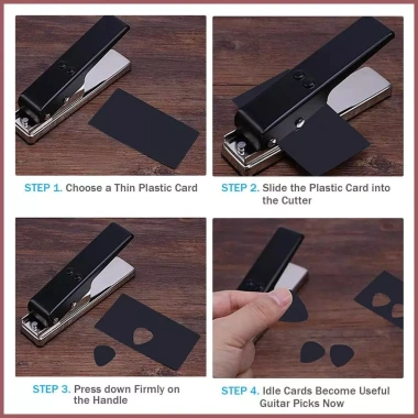 Heavy Duty Guitar Pick Maker & Hole Punch – Đồ dùng thủ công nghệ thuật đa chức năng, chuyên nghiệp, giảm giá 444.400₫