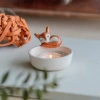 Hình Mèo Con Dễ Thương Chân Nến Ấm Bàn, Hoạt Hình Ma Cáo Trang Trí Nhà Cửa 4