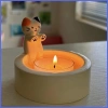 Hình Mèo Con Dễ Thương Chân Nến Ấm Bàn, Hoạt Hình Ma Cáo Trang Trí Nhà Cửa 5
