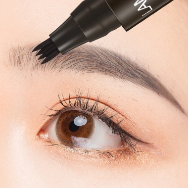 Hình móng vuốt bút lông mày GlowNest, chống thấm nước, không nhòe 24h, tạo nét tự nhiên