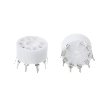 HL 10x 9 chân - Ổ cắm ống điện tử gốm mạ bạc, giá ưu đãi 195.800₫ 2