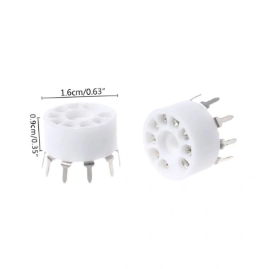 HL 10x 9 chân - Ổ cắm ống điện tử gốm mạ bạc, giá ưu đãi 195.800₫ 3