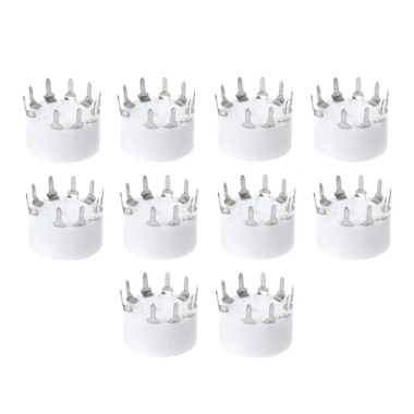 HL 10x 9 chân - Ổ cắm ống điện tử gốm mạ bạc, giá ưu đãi 195.800₫ 4