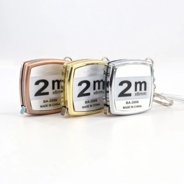 HL Móc Khóa Tay 2 Mét Đo Băng Hình Vuông Nhỏ ABS - Đo Thép Chính Xác, Dây Đo Gia Đình, Giá Ưu Đãi 130.900₫ 5