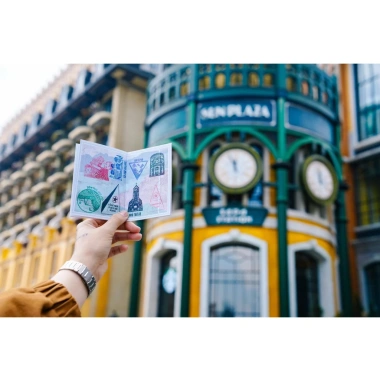 Hộ chiếu du lịch Sa Pa - Thị trấn trong sương, quà lưu niệm phượt, Dấu Mộc Việt Nam, giá 35.000₫ 5