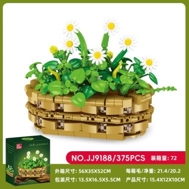 Hoa cúc trồng trong chậu - Đồ chơi lắp ráp mô hình giáo dục cho trẻ, bộ đa năng giảm 23%