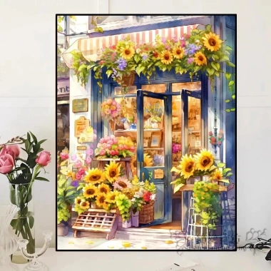 Hoa Hướng Dương Cross Stitch Full Thêu 2.026 Phong Cách Mới Ren, Chất Liệu Gói Thực Vật, Giá Ưu Đãi 312.623₫