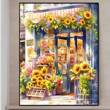 Hoa Hướng Dương Cross Stitch Full Thêu 2.026 Phong Cách Mới Ren, Chất Liệu Gói Thực Vật, Giá Ưu Đãi 312.623₫