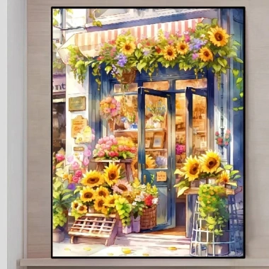 Hoa Hướng Dương Cross Stitch Full Thêu 2.026 Phong Cách Mới Ren, Chất Liệu Gói Thực Vật, Giá Ưu Đãi 312.623₫