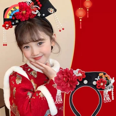 Hoa Phong Trung Hoa Mũ Ngọc Trai Cổ Đại Mũ Đầu Hanfu Nữ Công Chúa Tóc Vòng 3 Hoa Phong Trung Hoa Mũ Ngọc Trai Cổ Đại Mũ Đầu Hanfu Nữ Công Chúa Tóc Vòng 3