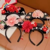 Hoa Phong Trung Hoa Mũ Ngọc Trai Cổ Đại Mũ Đầu Hanfu Nữ Công Chúa Tóc Vòng 6