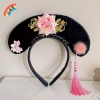 Hoa Phong Trung Hoa Mũ Ngọc Trai Cổ Đại Mũ Đầu Hanfu Nữ Công Chúa Tóc Vòng 10