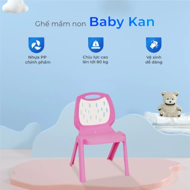 HỎA TỐC Ghế học sinh Baby Kan QUI PHÚC - Ghế ngồi học thoải mái, chắc chắn, giá ưu đãi 76.259đ