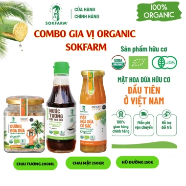 Hỏa Tốc - Sét Quà Tặng Tết Sum Vầy: Mật Hoa Dừa Sokfarm, Bộ Gia Vị Hữu Cơ Đặc Sản Vùng Mê Kông - Giá ưu đãi 265.000đ 6 Hỏa Tốc - Sét Quà Tặng Tết Sum Vầy: Mật Hoa Dừa Sokfarm, Bộ Gia Vị Hữu Cơ Đặc Sản Vùng Mê Kông - Giá ưu đãi 265.000đ 6