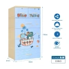 HỎA TỐC Tủ nhựa Kid 5 tầng QUI PHÚC – Đựng quần áo bé, hoạt tiết dễ thương 7
